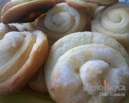 Плюшки с сахаром Розочки