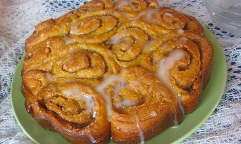 Рецепт сдобных тыквенных булочек с корицей