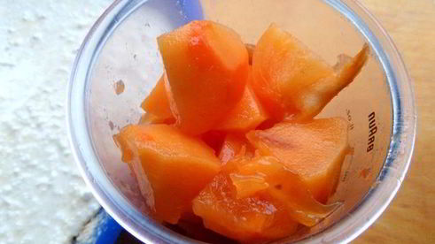 ватрушка под мармеладом из хурмы