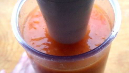 ватрушка под мармеладом из хурмы