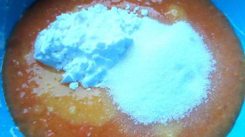 ватрушка под мармеладом из хурмы