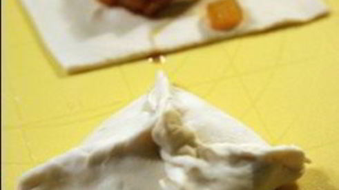 венгерские ватрушки с карамелизированными грушами