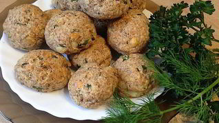 Закусочные булочки с сыром и зеленью