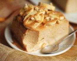 Банановый чизкейк без теста