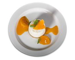 Чизкейк без запекания с марсалой и апельсинами