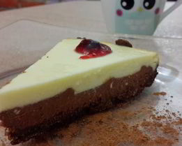 Чизкейк черно-белый