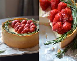 Чизкейк из рикотты с выпечкой