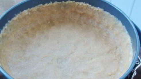 чизкейк из рикотты с выпечкой