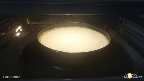 чизкейк из творога с черничным топпингом