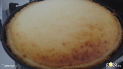 чизкейк из творога с черничным топпингом