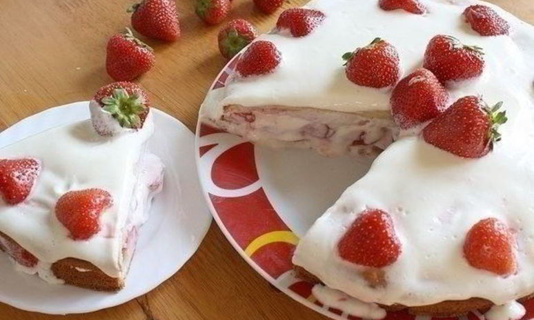 Рецепт чизкейка из творога с ягодами