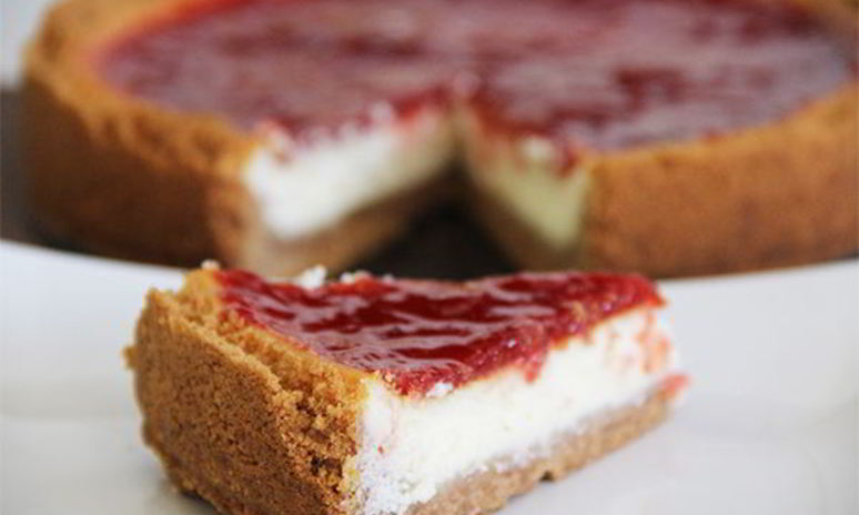 Рецепт чизкейка клубнично-сливочный