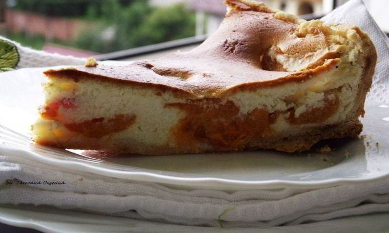 Рецепт чизкейка с абрикосами