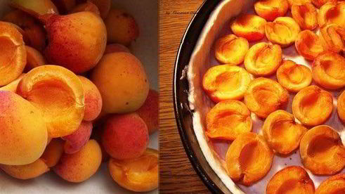 чизкейк с абрикосами