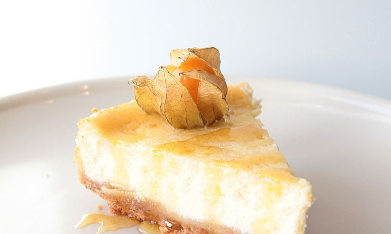 Рецепт чизкейка с физалисом