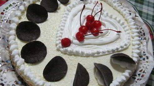 чизкейк с фруктами