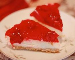 Чизкейк с клубникой