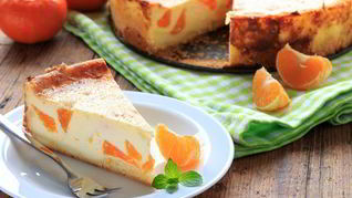 Чизкейк с мандаринами