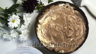 Чизкейк с нутеллой без выпечки