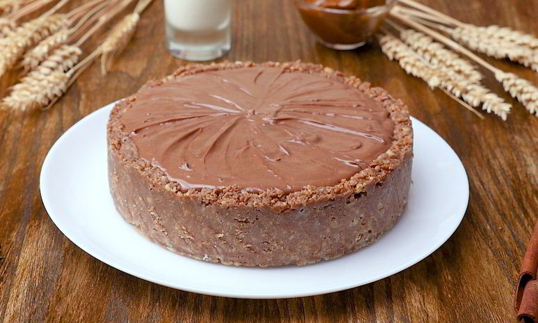 Рецепт чизкейка с шоколадной пастой