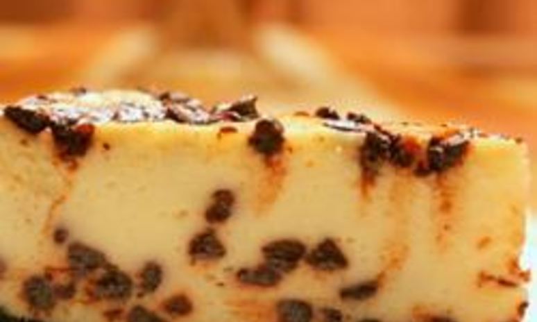 Рецепт чизкейка с шоколадными каплями