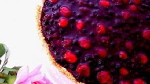 чизкейк с ягодами