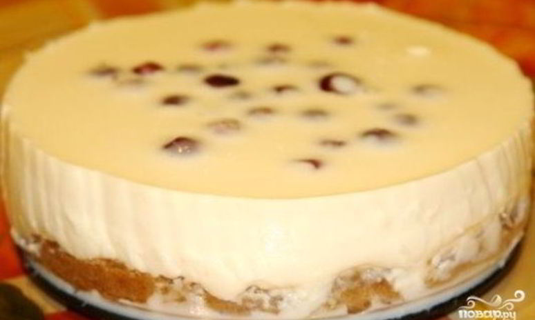 Рецепт чизкейка со сгущенкой без выпечки