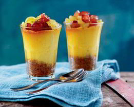 Чизкейк со свежим виноградом