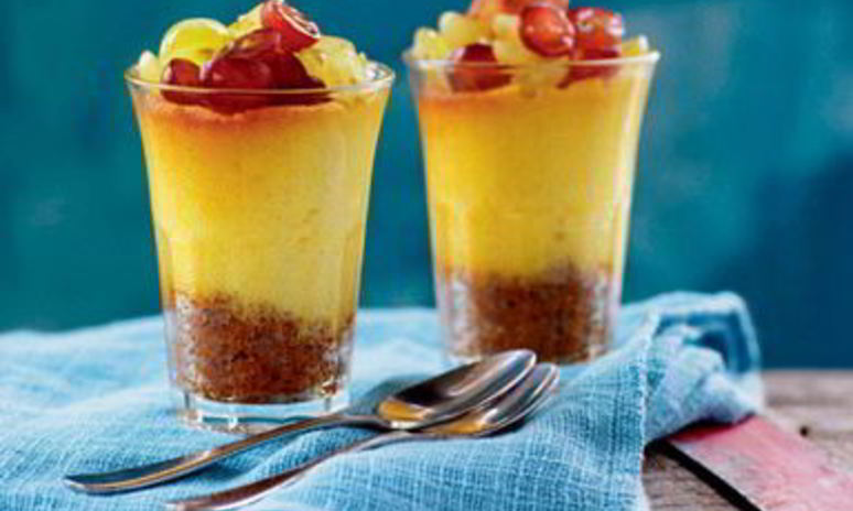 Рецепт чизкейка со свежим виноградом