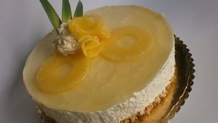 Чизкейк ванильно-ананасовый