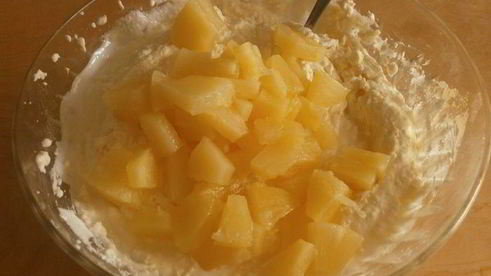 чизкейк ванильно-ананасовый