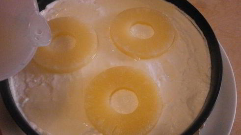 чизкейк ванильно-ананасовый