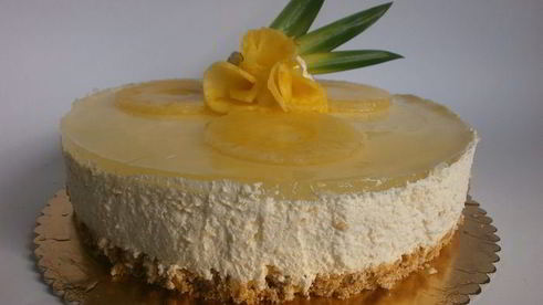 чизкейк ванильно-ананасовый