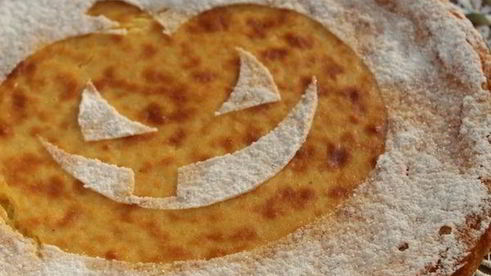 чизкейк веселая тыква с рикоттой и белым шоколадом