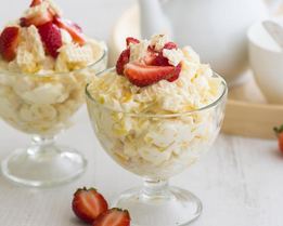 Фруктовый салат-чизкейк