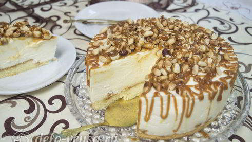 карамельный чизкейк без выпечки