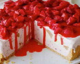 Клубничный чизкейк
