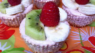 Клубничные чизкейки