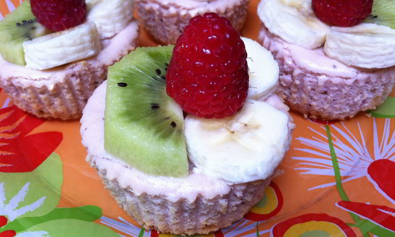 Рецепт клубничных чизкейков