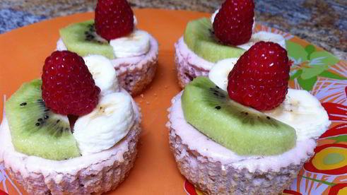 клубничные чизкейки