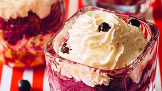 Лимонно-черничный чизкейк