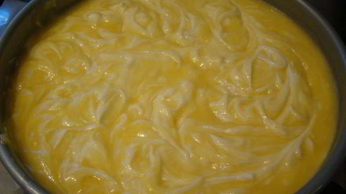 мандариновый чизкейк