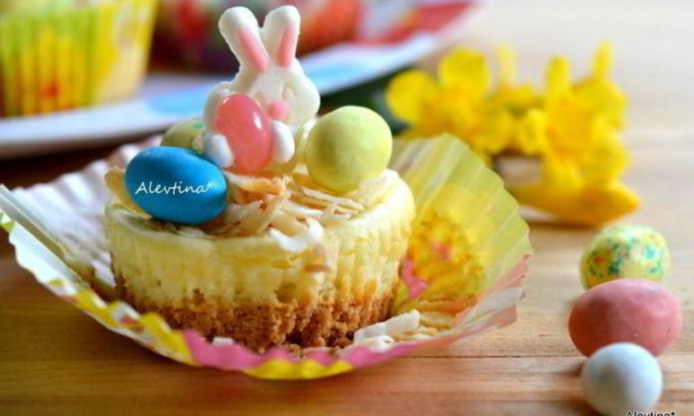 Рецепт праздничных мини чизкейки