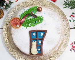 Пряный рождественский чизкейк