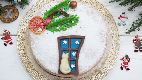 пряный рождественский чизкейк