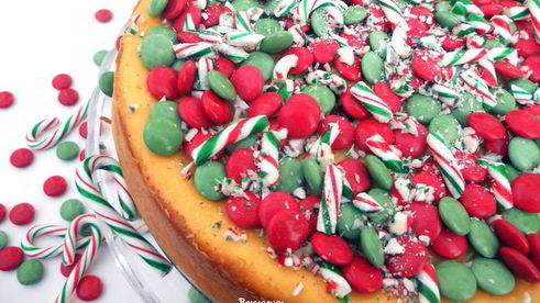 рождественский чизкейк