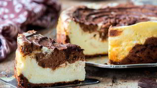 Шоколадно-сливочный чизкейк