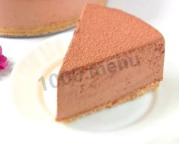 Шоколадный чизкейк без выпечки с творогом