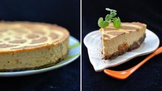 Тыквенный чизкейк с курагой