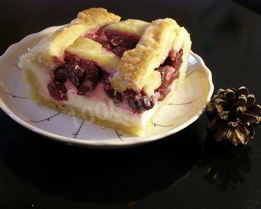 Вишневый вкусный чизкейк с вишней